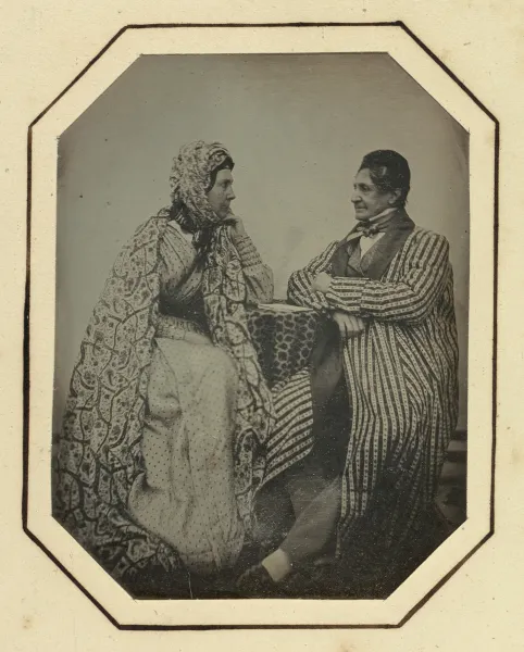 Jean-Gabriel et Anna Eynard en tenue d'intérieur, vers 1845 (84.XT.255.44)