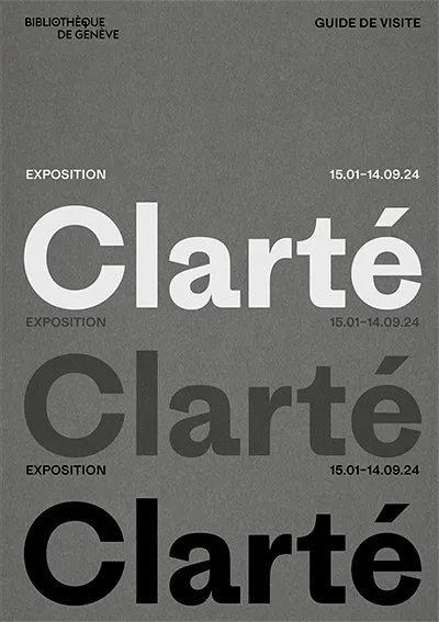 Clarté - Guide d'exposition